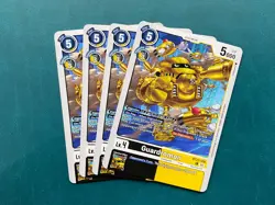 Guardromon BT22-056 Playset Cyber Eden Digimon Card Game x4 - Image 1