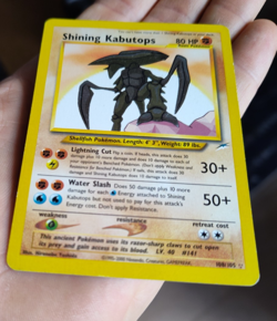 Pokemon TCG Shining Kabutops Holo Card Neo Destiny 108/105 Unlimited Secret Rare - Image 2
