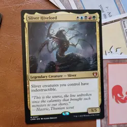 Sliver Hivelord Whole Commander Deck EDH ALL 100 MTG Cards Authentic Real Fun ! - Image 1