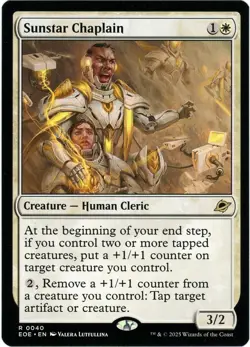 Sunstar Chaplain - 0040 - Edge of Eternities - MTG - NM/M - Image 1