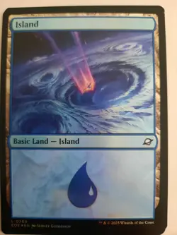 Island #0269 Edge of Eternities MTG Magic the Gathering NM Foil Basic Land - Image 1