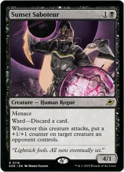 Sunset Saboteur - 0116 - Edge of Eternities - MTG - NM/M - Image 1