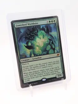 MTG - Famished Worldsire - Prerelease FOIL Mythic #182 - Edge of Eternities NM - Image 1