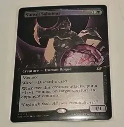 1 x Sunset Saboteur - Foil - Edge of Eternities Extended art - NM-Mint - MTG - Image 1