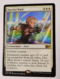 Spectra Wars MTG, Core Set 2015 (M15), Rare Enchantment - Aura, LP - Image 1