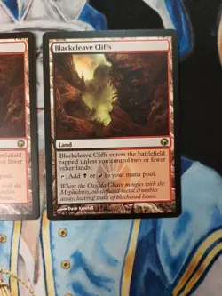 Blackcleave Cliffs MTG Scars of Mirrodin Rare Land Slight to Moderate Play x4 - Image 5