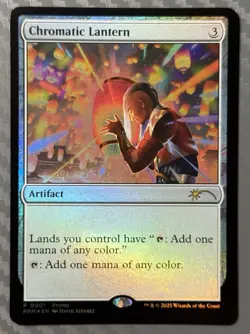 Magic The Gathering MTG Chromatic Lantern WPN Pride 2025 Promo Foil - Image 1