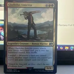x1 Gladiolus Amicitia FOIL FIN Final Fantasy MTG 224 M/NM 1x - Image 1