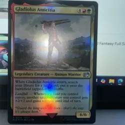 x1 Gladiolus Amicitia FOIL FIN Final Fantasy MTG 224 M/NM 1x - Image 2
