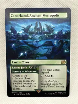 MTG - Zanarkand, Ancient Metropolis (Borderless) Final Fantasy Regular NM - Image 1