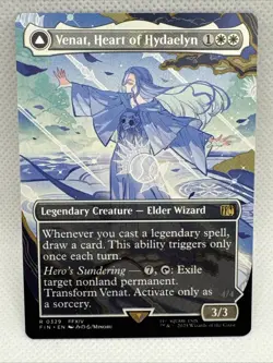 NM Venat, Heart of Hydaelyn - Borderless - Final Fantasy - FIN MTG - Image 1