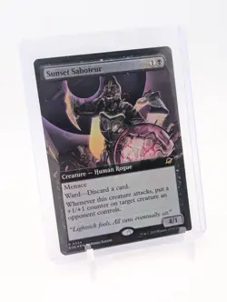 MTG - Sunset Saboteur - FOIL Extended Art Rare #334 - Edge of Eternities NM - Image 1