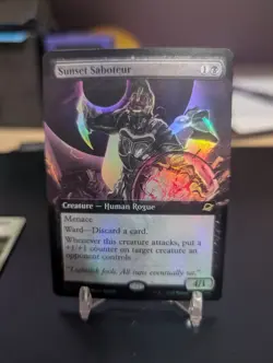 MTG - Sunset Saboteur - FOIL Extended Art Rare #334 - Edge of Eternities NM - Image 1