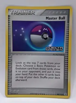 Pokemon TCG Master Ball Holo Stamped EX Delta Species 99/113 - Image 1