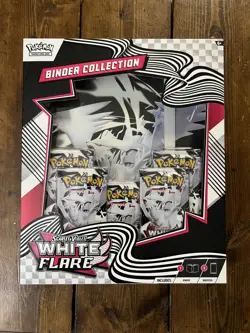 Pokemon TCG: Scarlet & Violet White Flare Binder Collection - Factory Sealed - Image 1