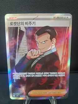 Team Rocket's Giovanni SR 121/098 SV10 Glory of Team Rocket - Pokemon Korean - Image 1