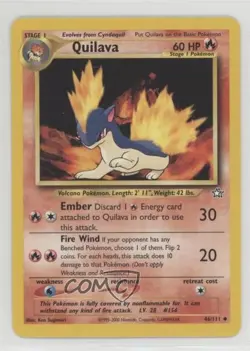 Quilava Pokemon Neo Genesis #46 2000 0au - Image 1