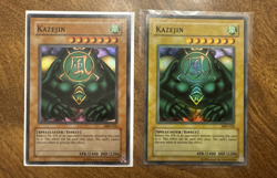 Yugioh Kazejin Super Rare MRD-026 Faded Misprint - Image 1
