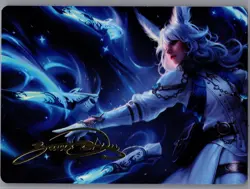 Sage's Nouliths Art Card w Gold Signature - Magic The Gathering Final Fantasy - Image 1