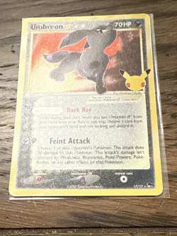 Gold Star Umbreon - 17/17 - Holo Rare 25th Celebrations - Pokemon Card - Image 4