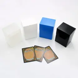 Card Deck Box 80+ Trading Card Storage Box 5 Color for Card Seleeves Protector - Image 3