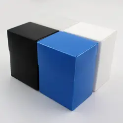 Card Deck Box 80+ Trading Card Storage Box 5 Color for Card Seleeves Protector - Image 4