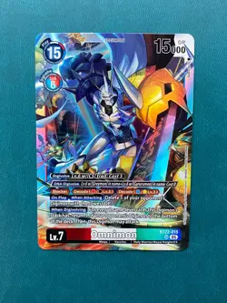 Omnimon BT22-015 SR Cyber Eden Digimon Card Game - Image 1
