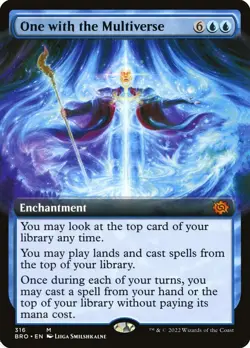 MTG One with the Multiverse 316 Mythic Extended Art The Brothers' War - Image 1