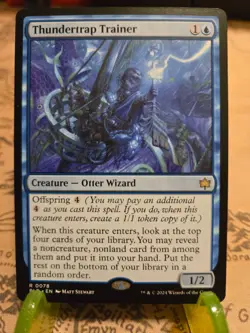 MTG Thundertrap Trainer Bloomburrow Regular Rare NM - Image 1