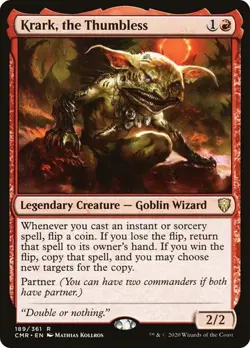 Krark, the Thumbless - 189/361 - Rare - Commander Legends CMR MTG - Image 1