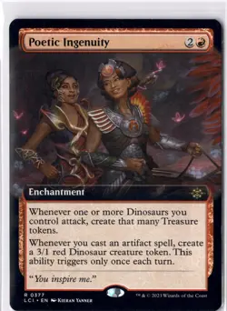 Poetic Ingenuity NM/M* EXTENDED Lost Caverns Of Ixalan 0377 mtg -UnltdCards - Image 1