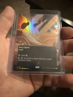 MTG FOIL Dust Bowl No.057 (Full Art ) English EOS foil ship now - Image 1