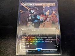 MTG Magic the Gathering FOIL Crystal Fragments Borderless FIN! - Image 1