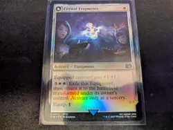 MTG Magic the Gathering FOIL Crystal Fragments FIN! - Image 1
