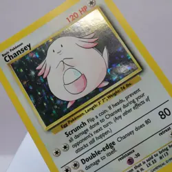 Pokemon TCG - Chansey 3/102 Base Set Holo Rare WOTC 1999 - EXC/NM - Image 1