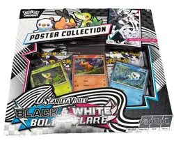 Black Bolt White Flare Poster Collection Box SEALED POKEMON SV10.5 - Image 1