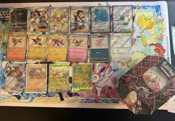 Pokemon Paldean Fates Charizard Tin (SEALED) and shiny/full art/EX singles - Image 1