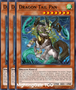 Yugioh! 3X Dracotail Pan SUPER Justice Hunters JUSH-EN003 - Image 1