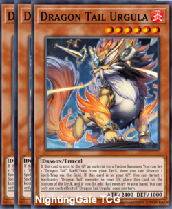 Yugioh! 3X Dracotail Urgula SUPER Justice Hunters JUSH-EN004 - Image 1