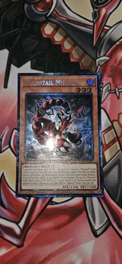 Yugioh! Dracotail Mululu *COLLECTOR'S RARE* Justice Hunters JUSH-EN005 PREORDER - Image 3