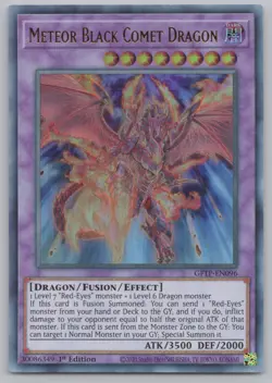 Yugioh! - Meteor Black Comet Dragon - GFTP-EN096 - 1st Edition -q601 - Image 1