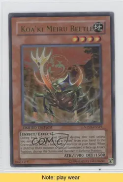 Koa'ki Meiru Beetle YuGiOh Stardust Overdrive Limited Edition Promo READ e2e - Image 1