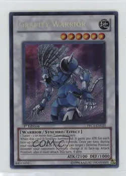Gravity Warrior 1st Ed. YuGiOh Premium Collection Tin Limited Edition Promo 1hm8 - Image 1