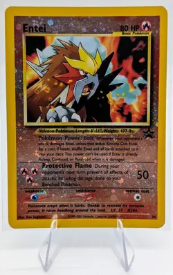 Entei Black Star Promo #34 Pokemon Card Movie Reverse Holo We Combine Shipping - Image 1