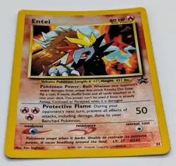 Entei Black Star Promo #34 Pokemon Card Movie Reverse Holo We Combine Shipping - Image 3
