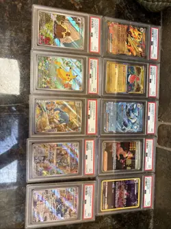 PSA Pokemon Card Lot Of 10 Graded Cards - English - PSA 9 Grade - Image 5