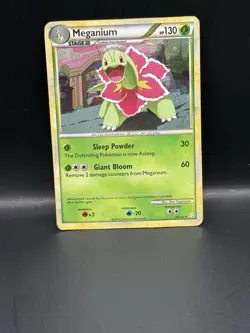 Meganium 26/123 - HeartGold & SoulSilver - Rare Holo HP Pokemon Card, 2010 - Image 1