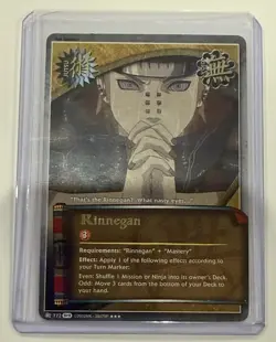 Naruto CCG Rinnegan Super Rare Jutsu 772 Rare Foil Card TCG NM - Image 1