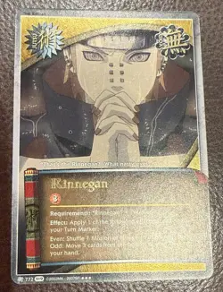 Naruto CCG Rinnegan Super Rare Jutsu 772 Rare Foil Card TCG NM - Image 3