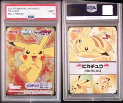 PSA 9 Pokemon Japanese Card Meiji Pikachu Promo 2013 - Image 3